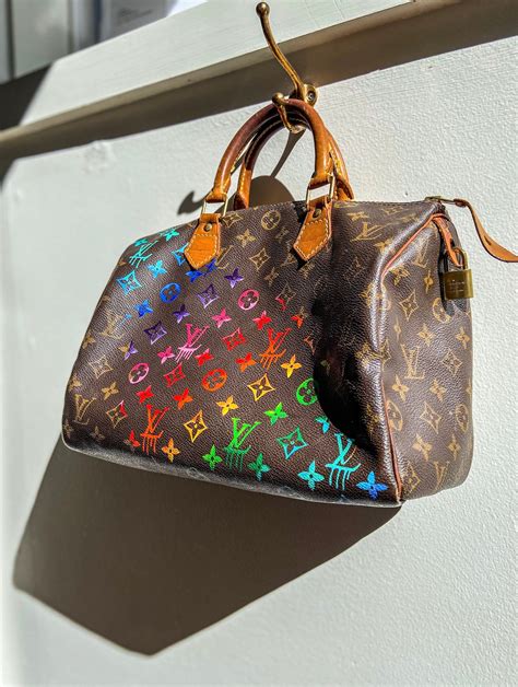 lv rainbow bag